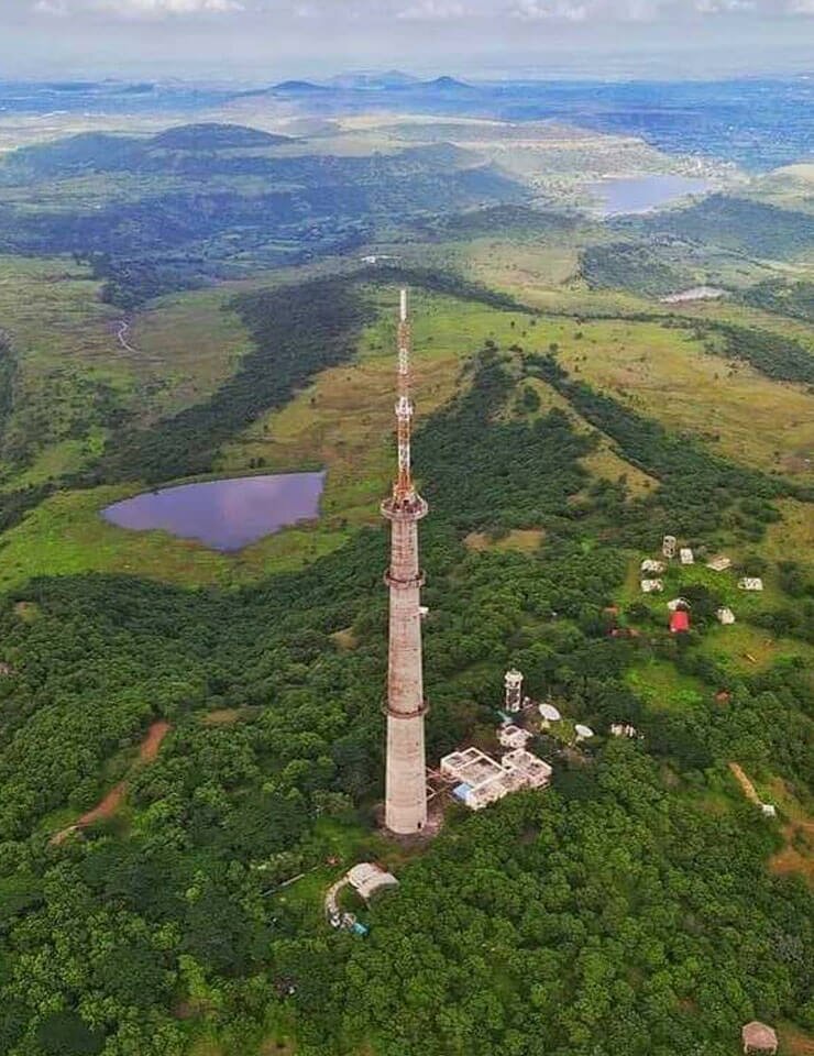 Doordarshan tower view from Necklace point